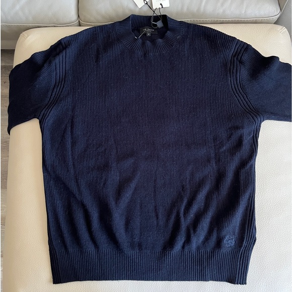 NWT - Ted Baker Women’s Wool Cashmere Blended Sweater - Ted Size 4/US L - Picture 3 of 11